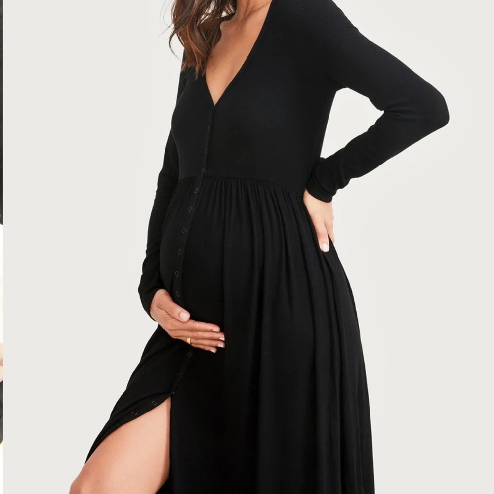 Rib nursing dress
